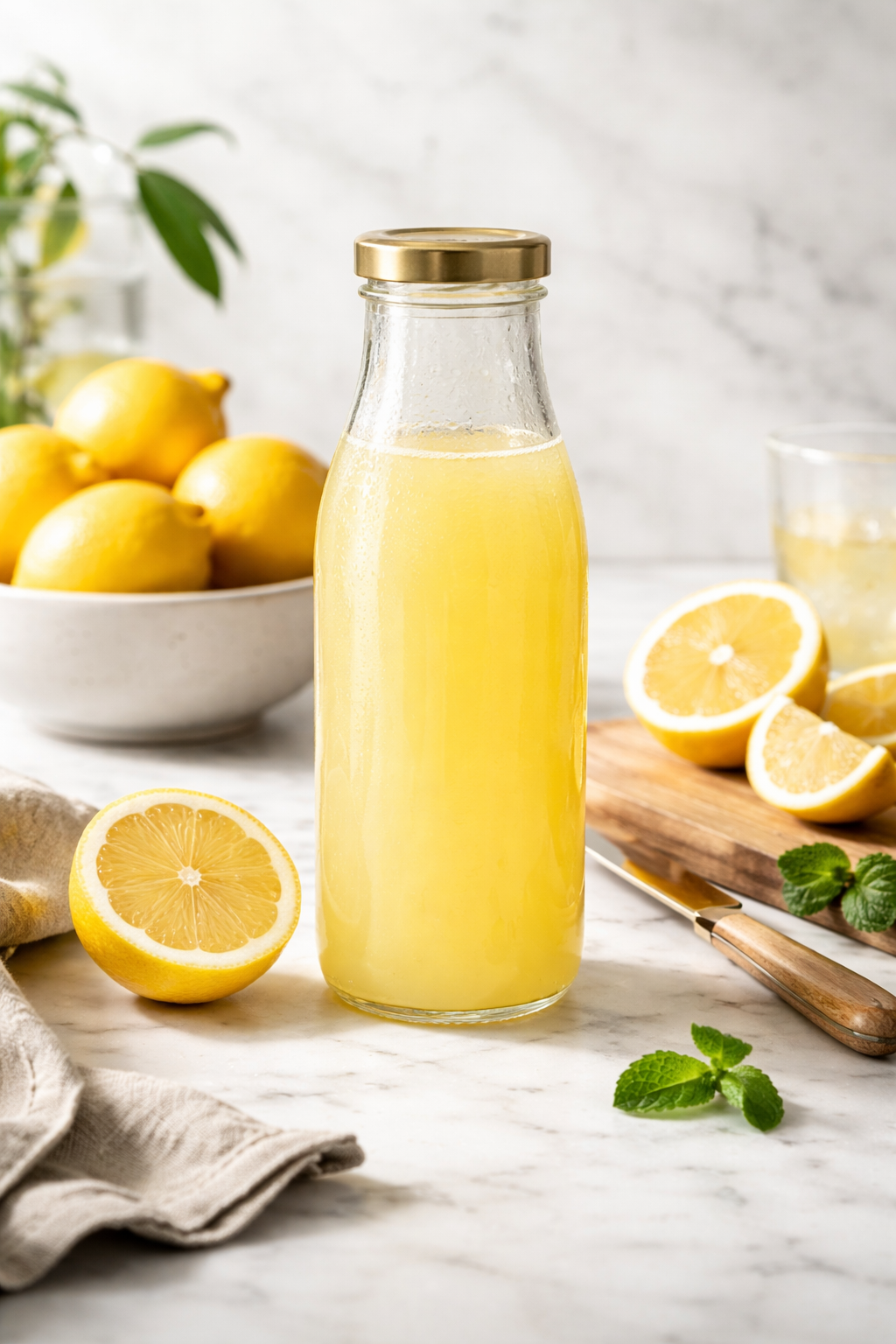 Cold-Pressed Lemon Juice
