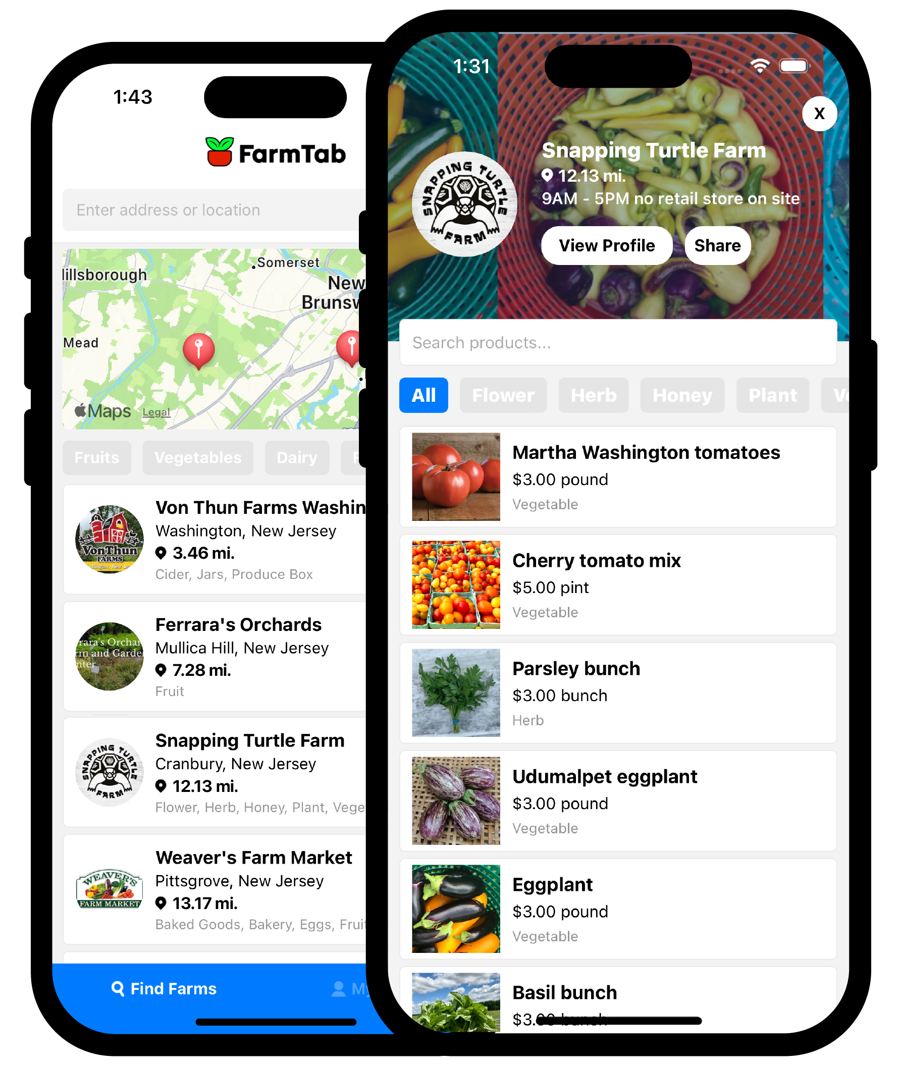FarmTab App Screenshot