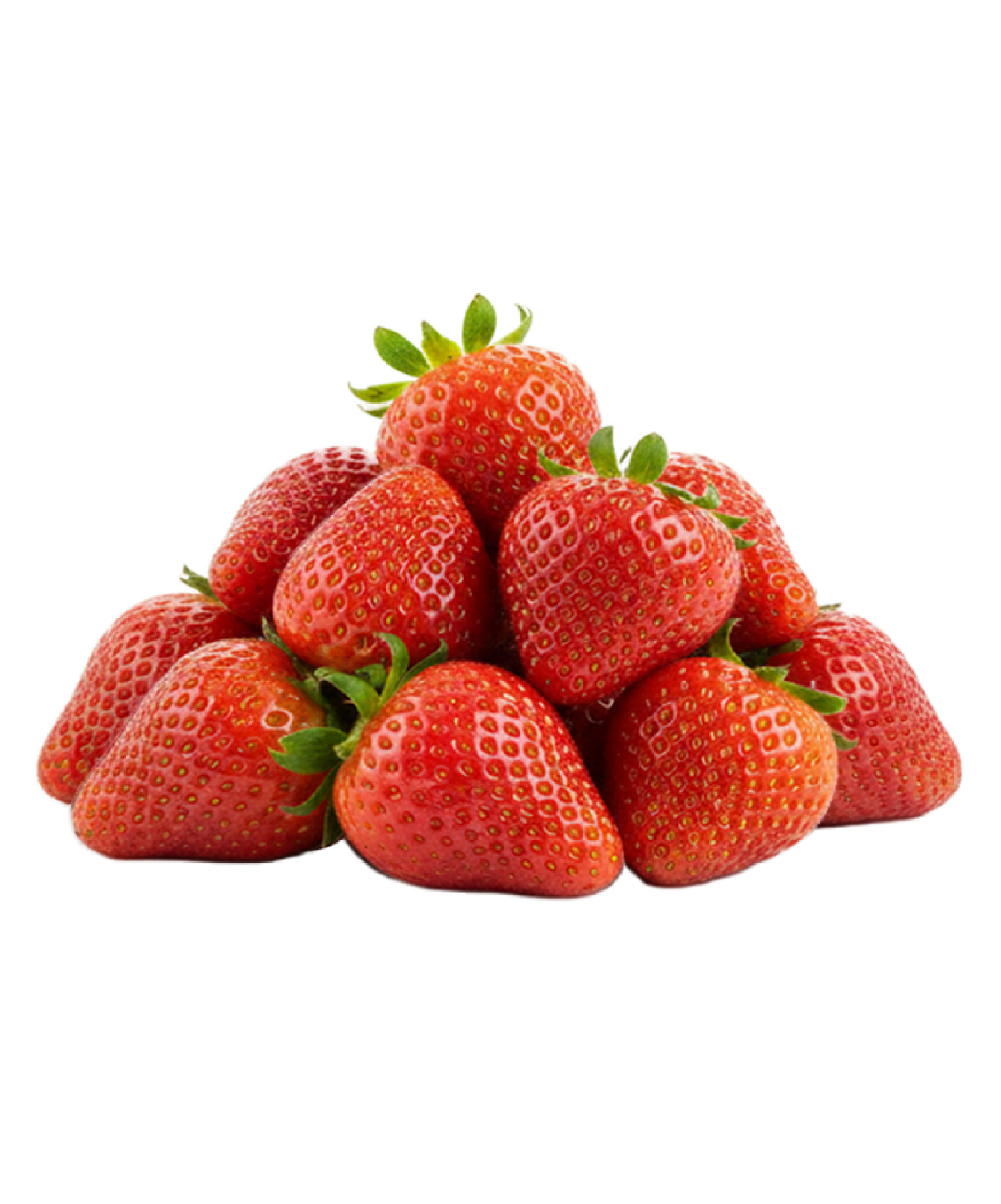 Pile of fresh strawberries